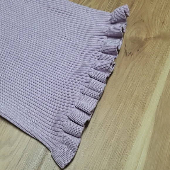 Lavender Knit Dress - Picture 3 of 4